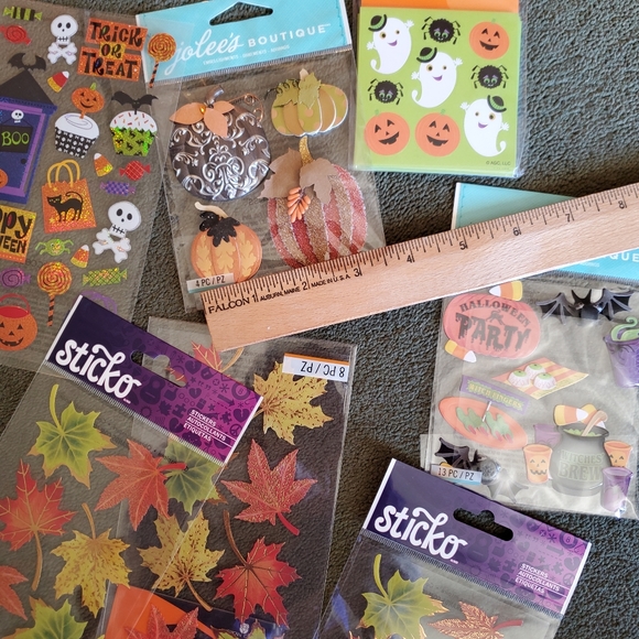 20+ Packs Fall Halloween Sticker Lot - Picture 14 of 17